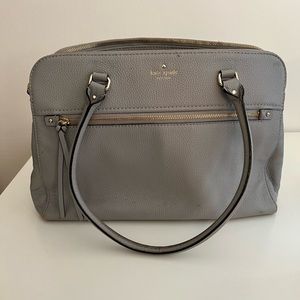 Gray Kate Spade Purse
